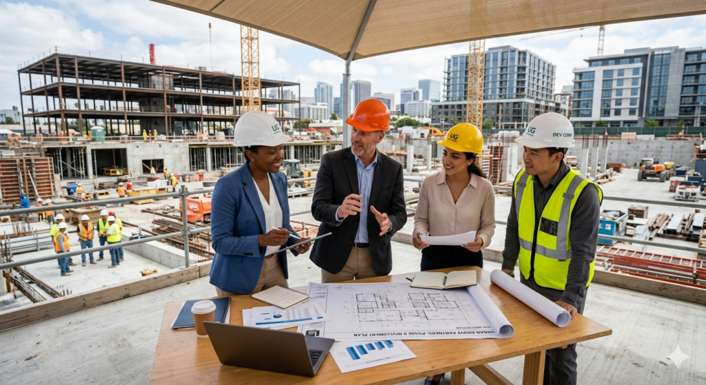 Real estate development partnerships